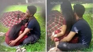 ပန်းခြံမှာ လီးစုပ်ပေးတဲ့ စော်