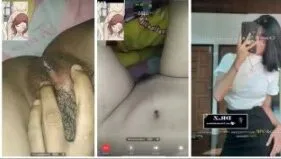 ဘဲကို Video Call နဲ့ အဖုတ်ပြတဲ့ စော်လေး