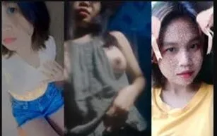 ရင်သား အကိက်လေးနဲ့ စပရဲရဲလေးကို လက်နဲ့ဖြဲဖြဲပြတာ