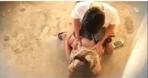 ဘဲနှစ်ပွေနဲ့ ဇယားလား မသိဘူး တိုက်ပျက်လေးထဲ ခိုးဒိတ်ပီး ချိန်းလိုနေကျတာ ချောင်းရိုက်လေးမိ