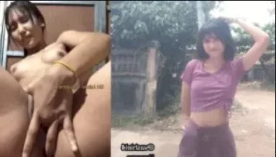 အဆောင်သူလေး အဖုတ်နှိုက်ပြတာ