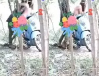 ဆိုင်ကယ်လေးရပ်ပြီး လိုးနေကြအတွဲ