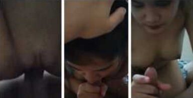 အဖုတ်ဖောင်းဖောင်းလေးနဲ့ပေါင်ဖြဲခံတာ လီးကို ငုံငုံပီးမှ ဖုန်းနဲ့တောင် သူကရိုက်နေသေးတယ်