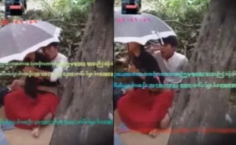 ထီးဆောင်း မပျက်ဘူး ဆောင့်တာဆောင့်နေတာ