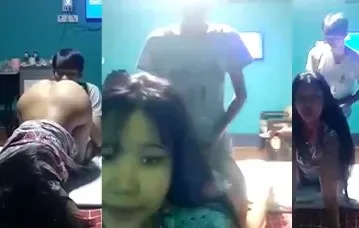 ဘဲနဲ့ တည်းခိုခန်းမှာ လီးစုပ် စောက်ဖုတ် ဘာဂျာမှုတ်ပြီး လိုးတဲ့အောကား