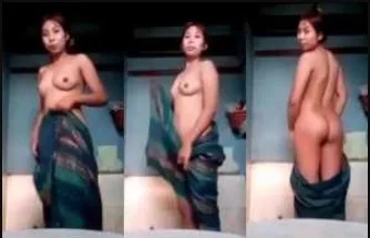 ထဘီ ချွတ်ပြနေတဲ့ မြန်မာ အထန်မလေးအောကား