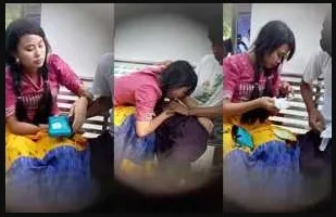 လီးကို ဖီးလေးနဲ့ စုတ်နေတဲ့ ရန်ကုန်သူ (ချောင်းရိုက်)