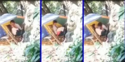 ကျောင်းလစ်ပြီးဆွဲ မြန်မာချောင်းရိုက်လေး