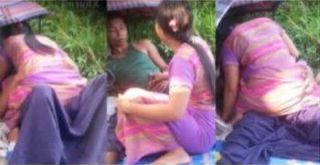 ပုဆိုးလှန်မြန်မာလိုကြီး ထမိန်းလှန် ထီးကာပြီး ​တက်ဆောင့်နေတာ ​ချောင်းရိုက်