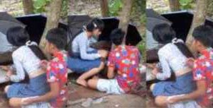 လီးကိုကြို​က်တဲ့ စော်ကို ရထားတော့ ထီးကာပီး အသေလိုးလည်းကုန်းတာဘဲ ချောင်းရိုက်လေး