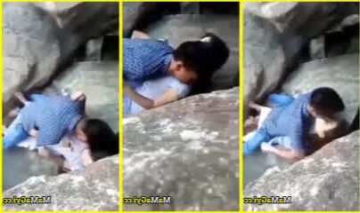 ကမ်းခြေ လမ်းလျှောက်မယ်ဆိုပြီး ခိုးစားတဲ့ အတွဲချောင်းရိုက်