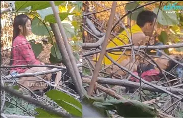 ရွာက စော်လေး ထဘီလှန်ပြီး တက်စောင့်တဲ့ အောကားချောင်းရိုက်