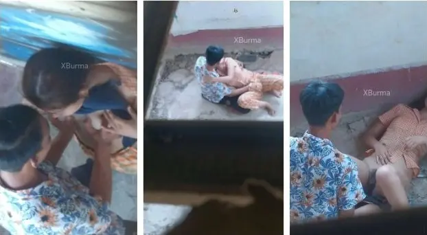 တရွာသူအချစ်လေးက သဲပေနေလည်းဂရုမစိုက်ဘူး မရရအောင်ရိုက်လာတာ
