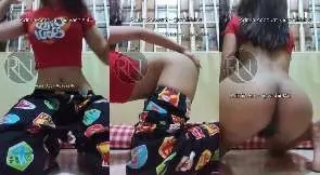 solo အောကား ဘောင်းဘီလေးချွတ်ပီး ကော့နေအောင်ပြတဲ့ လေးလုံးလေး