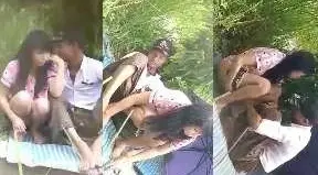 ချောင်းရိုက်အောကား မြတ်ပင်အောက်မှာလုံခြုံတယ်ပြောပြီးရည်းစားလေးကိုရှယ်ကျွေး