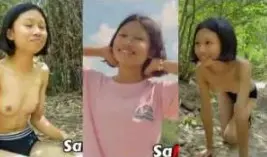 ရှယ်ဒုတ်နဲ့အားရတယ်ကွာ မြန်မာပါကင်အကင်းလေးကို တောထဲခေါ်ပြီးအမုန်းလိုးတာ